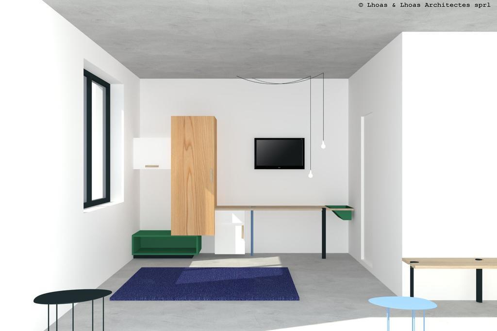 Hotel Belvue Sint-Jans-Molenbeek Zimmer foto